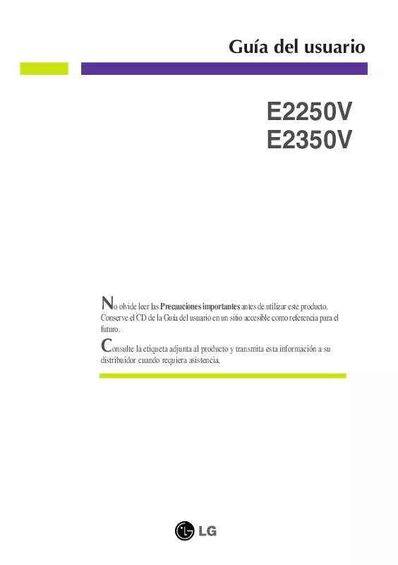 Mode d'emploi LG E2350V-WN