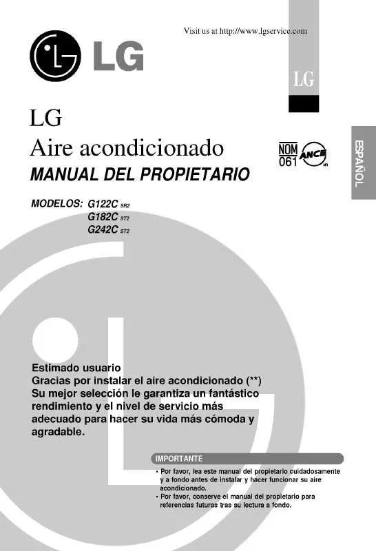Mode d'emploi LG G182C.ST2