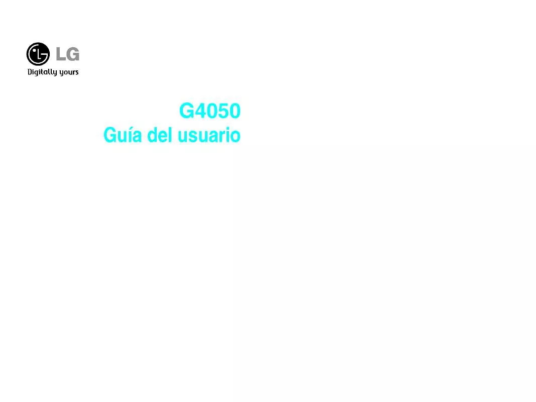 Mode d'emploi LG G4050