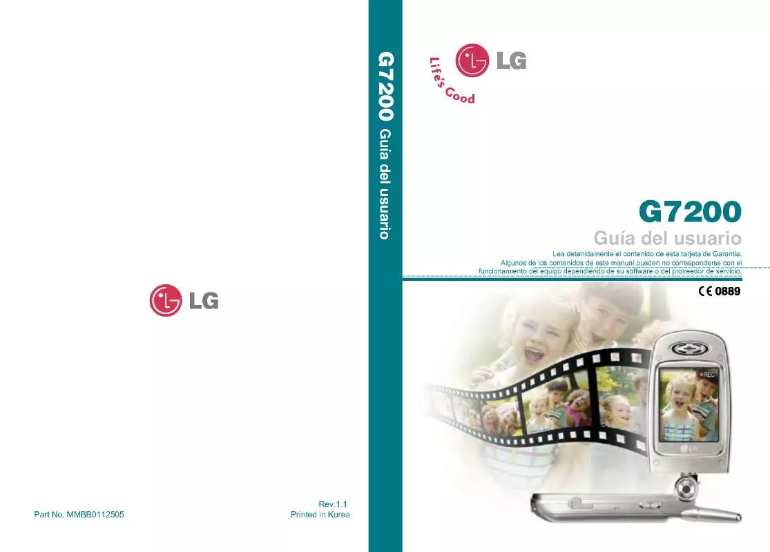 Mode d'emploi LG G7200