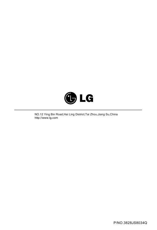 Mode d'emploi LG GR-181-CA