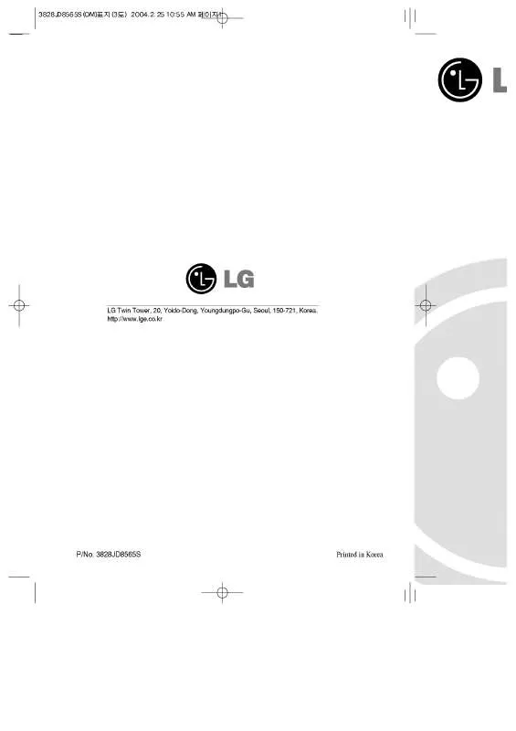 Mode d'emploi LG GR-3893LXS