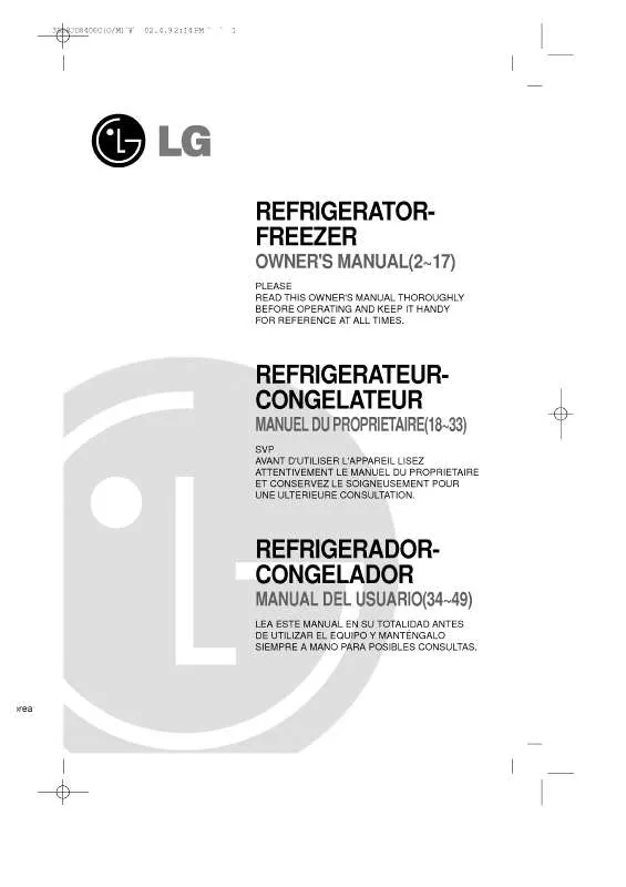 Mode d'emploi LG GR-642QTP