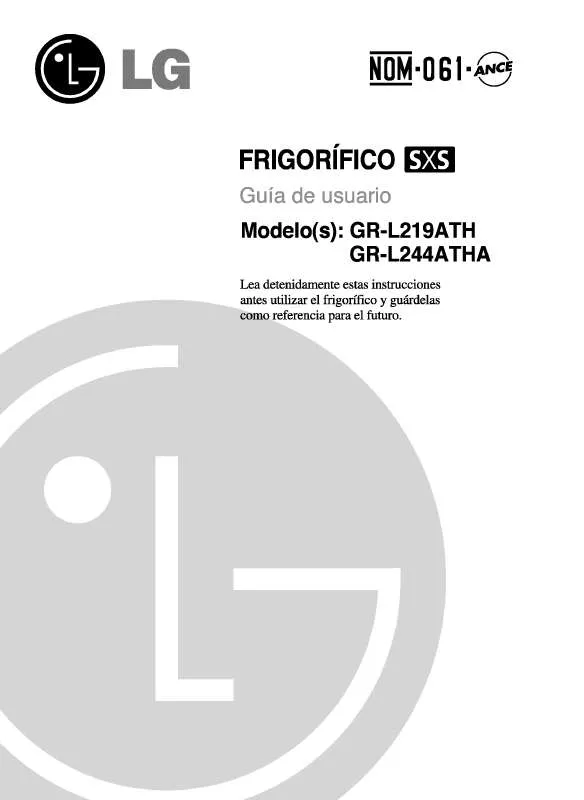 Mode d'emploi LG GR-L219ATH
