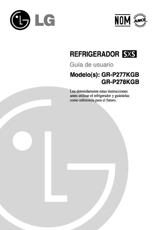 Mode d'emploi LG GR-P277KGB
