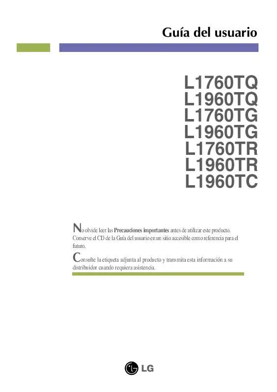 Mode d'emploi LG L1760TR-BF.AEUOQPN
