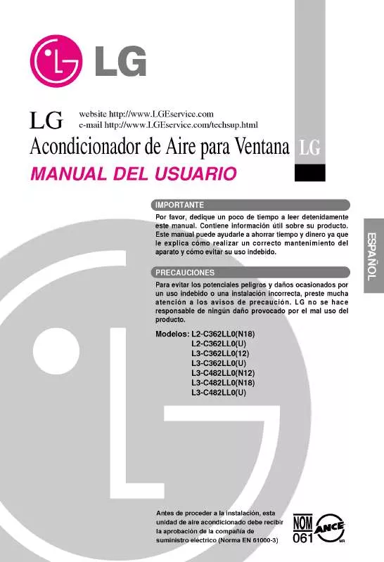 Mode d'emploi LG L3-C482LL0-U-