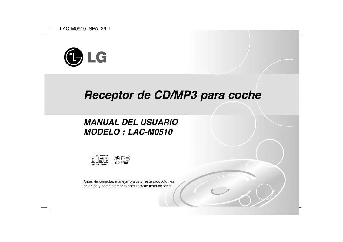 Mode d'emploi LG LAC-M0510