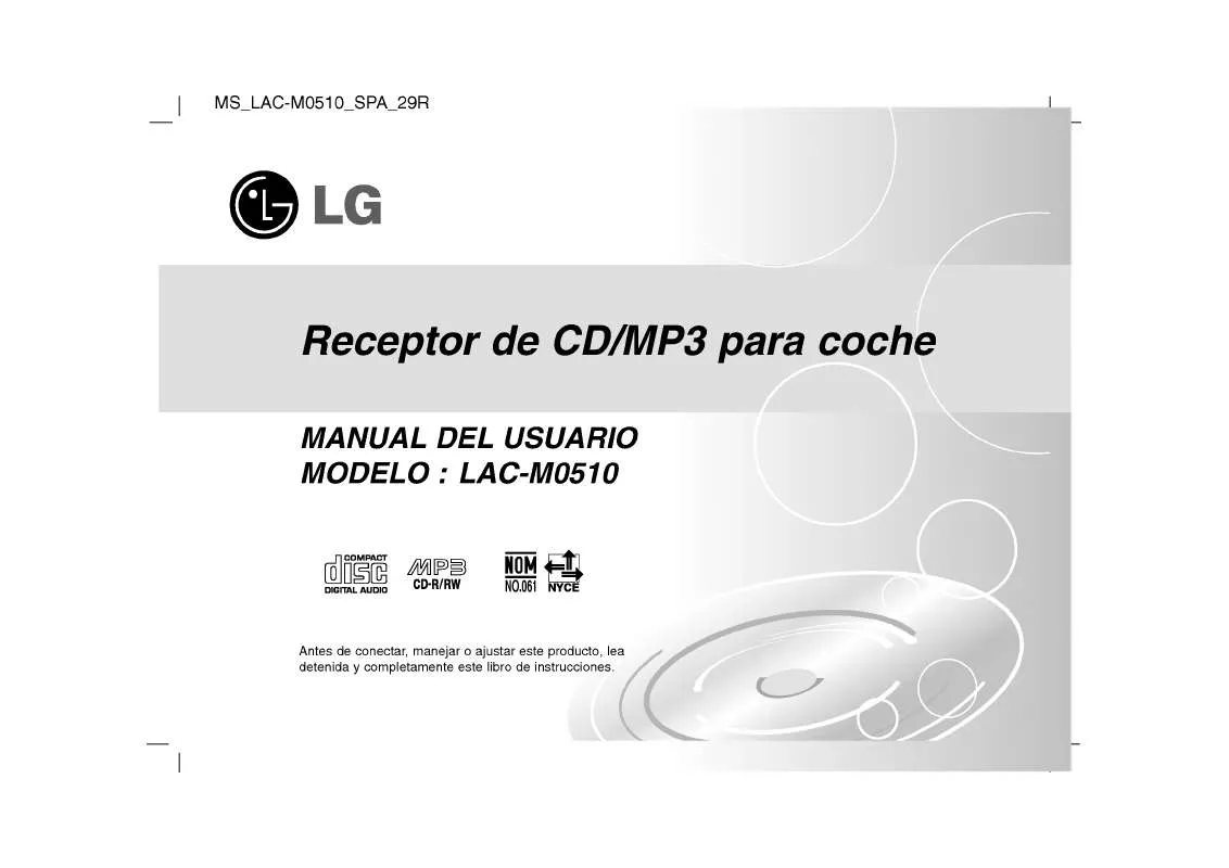 Mode d'emploi LG LAC-M0510P