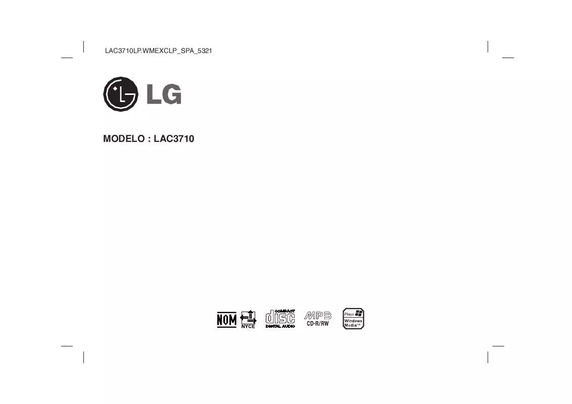Mode d'emploi LG LAC3710