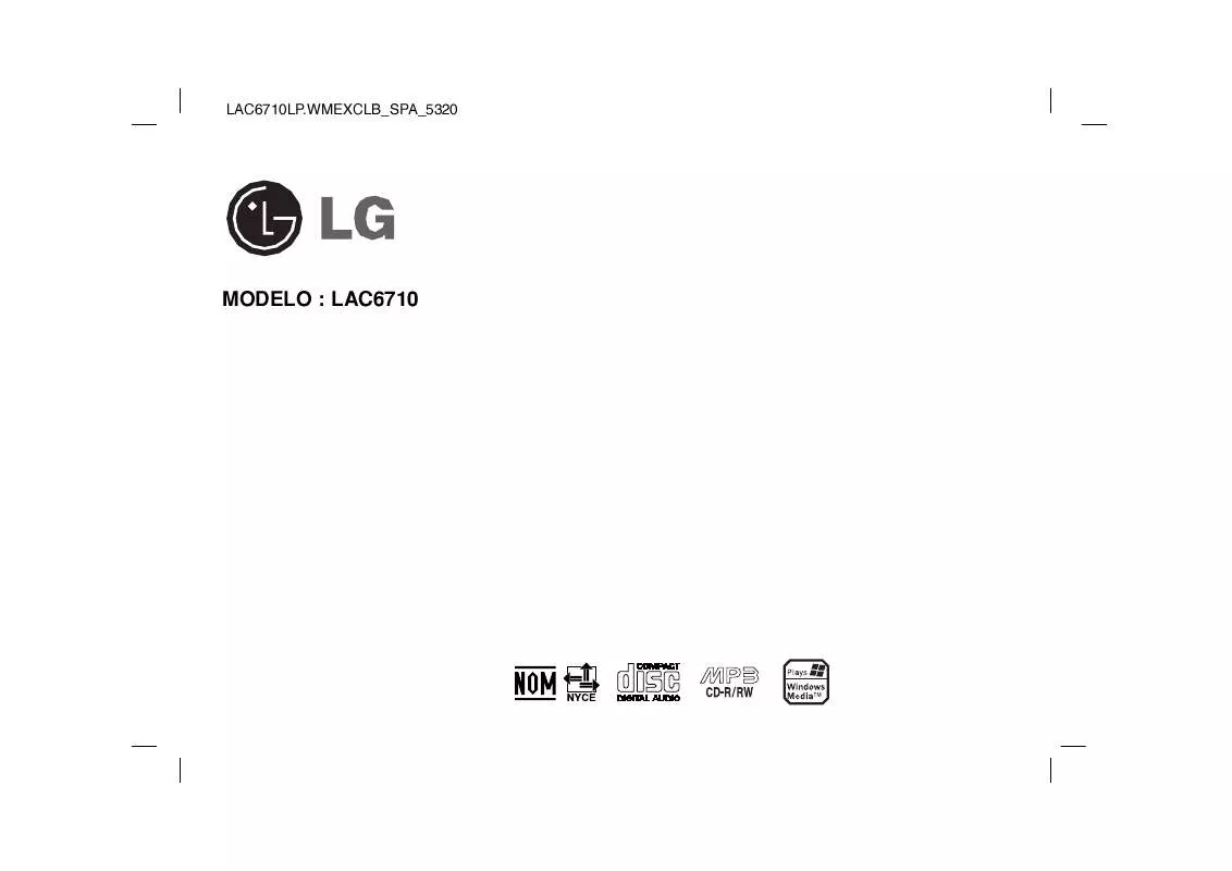 Mode d'emploi LG LAC6710