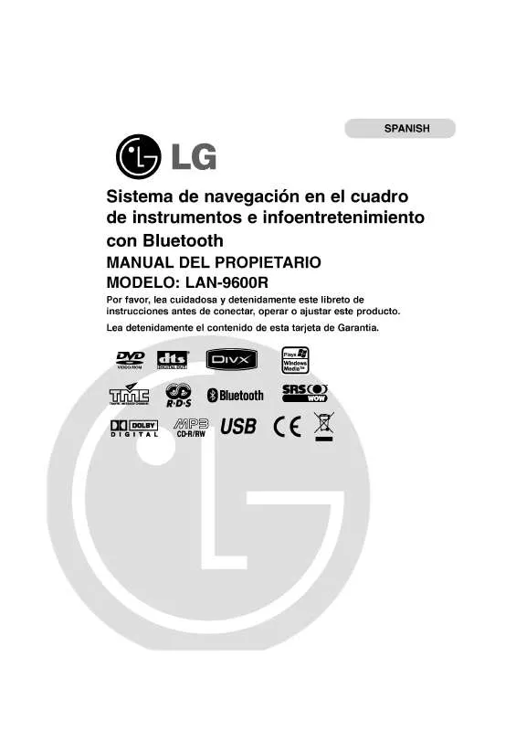 Mode d'emploi LG LAN-9600R