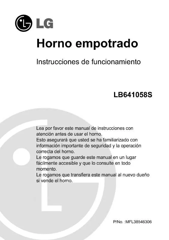 Mode d'emploi LG LB641058S
