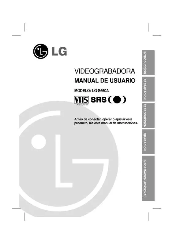 Mode d'emploi LG LG-660A