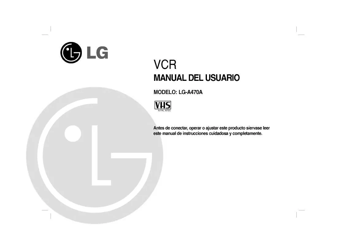 Mode d'emploi LG LG-A470A