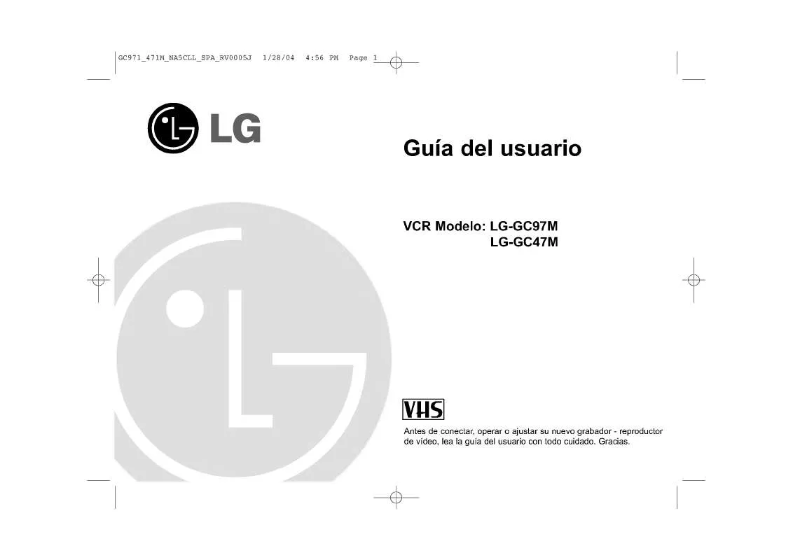 Mode d'emploi LG LG-GC47M