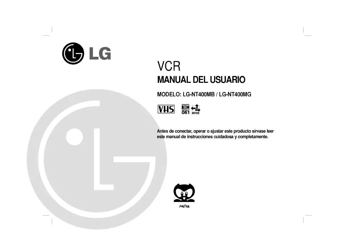 Mode d'emploi LG LG-NT400MB