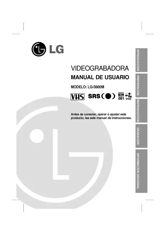 Mode d'emploi LG LG-S500M