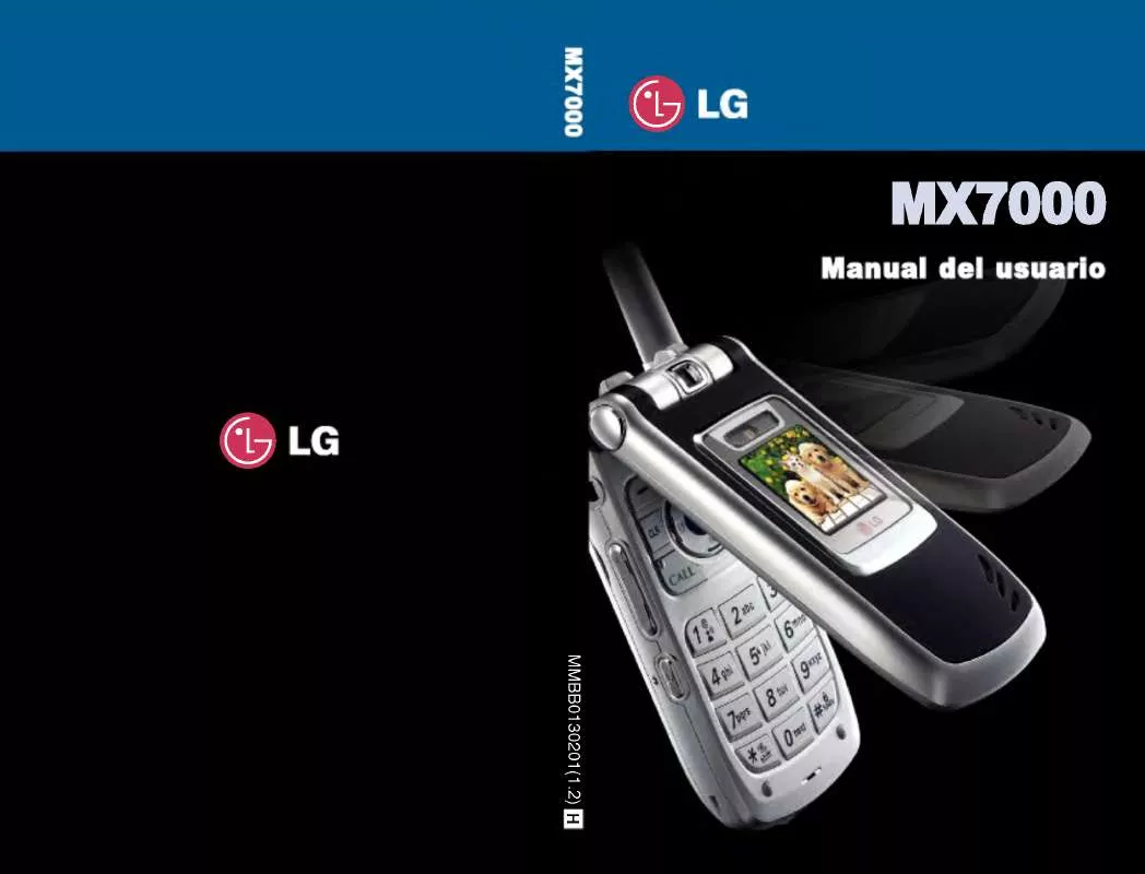 Mode d'emploi LG LGMX7000