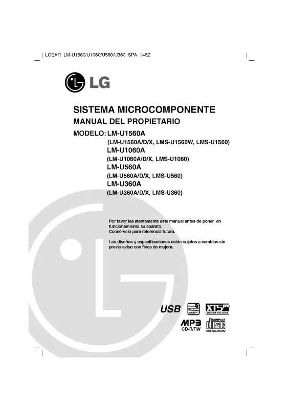Mode d'emploi LG LM-U560A
