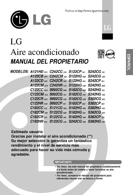 Mode d'emploi LG LS-C302DGB1