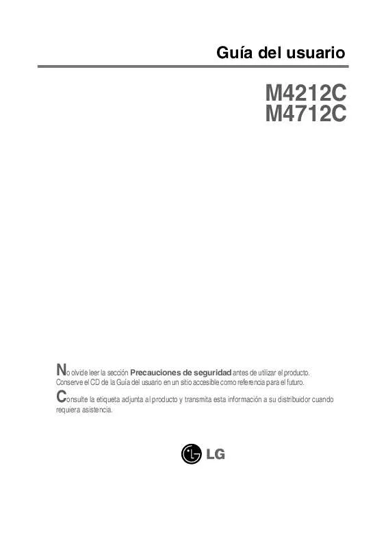 Mode d'emploi LG M4212C-BAG