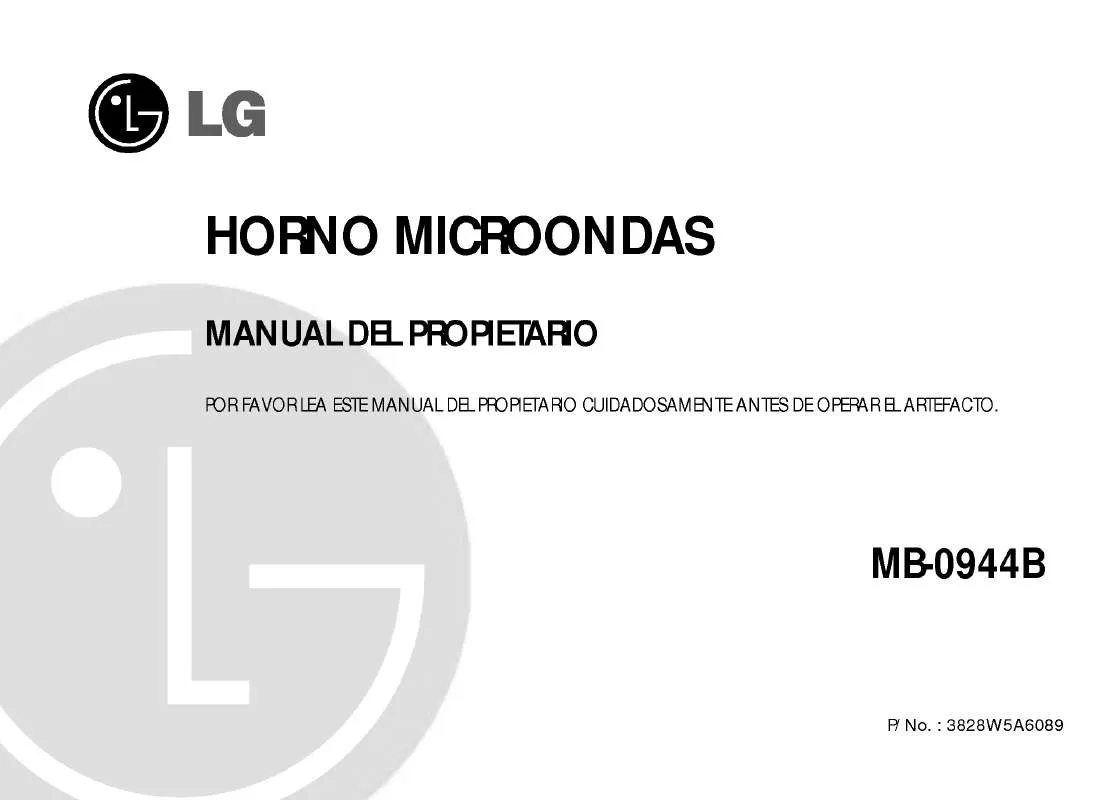 Mode d'emploi LG MB-0944B