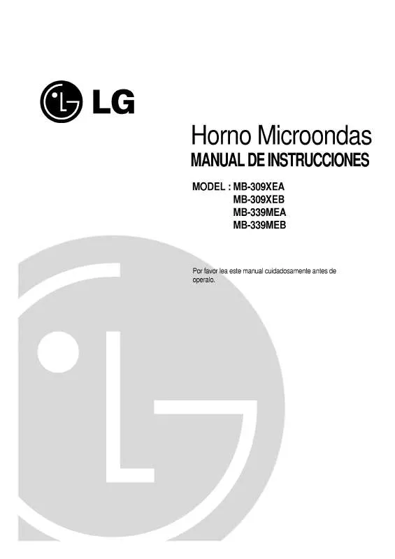 Mode d'emploi LG MB-339MEA