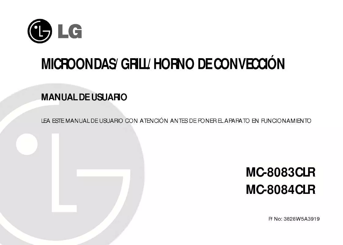 Mode d'emploi LG MC-8084CLR