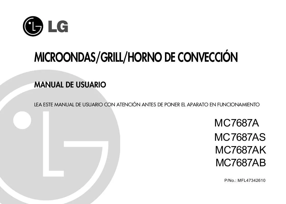 Mode d'emploi LG MC-7687A