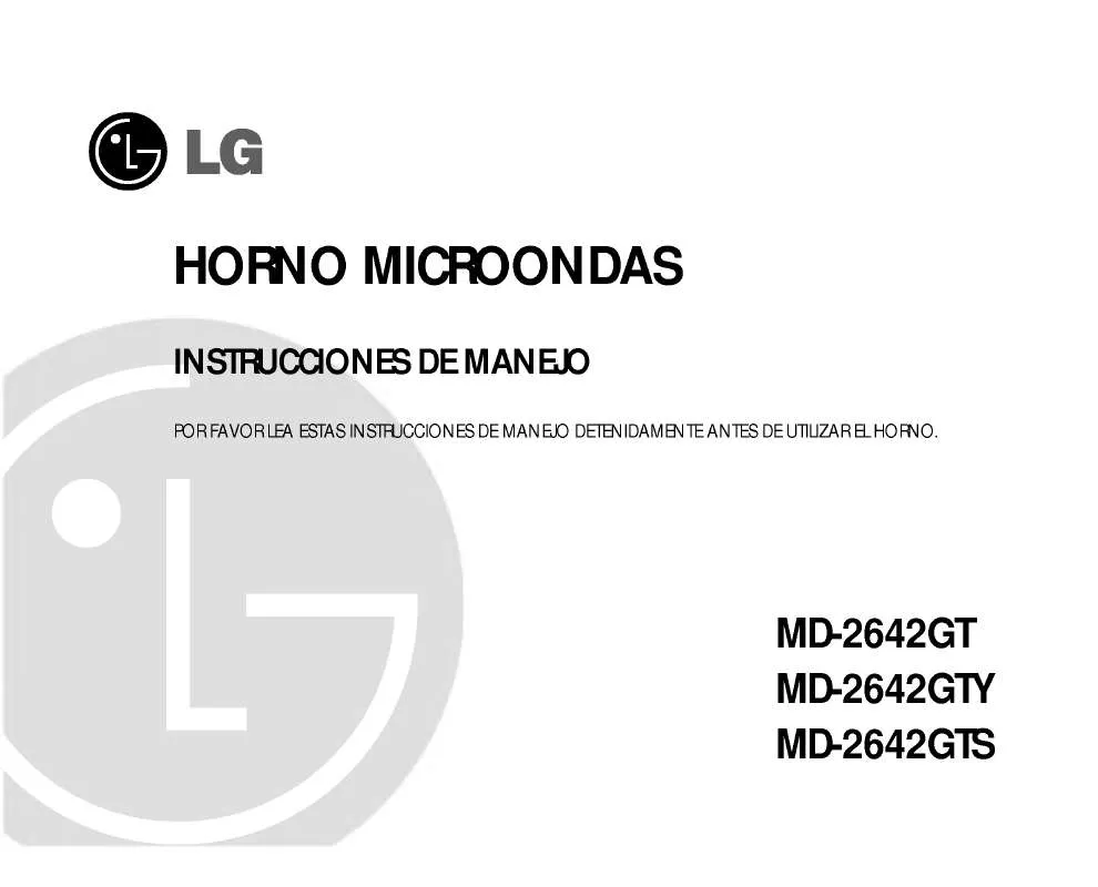 Mode d'emploi LG MD-2642GT
