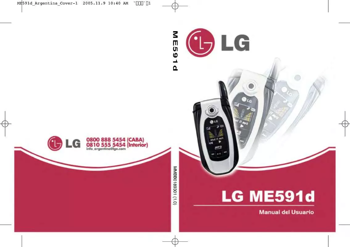 Mode d'emploi LG ME591D
