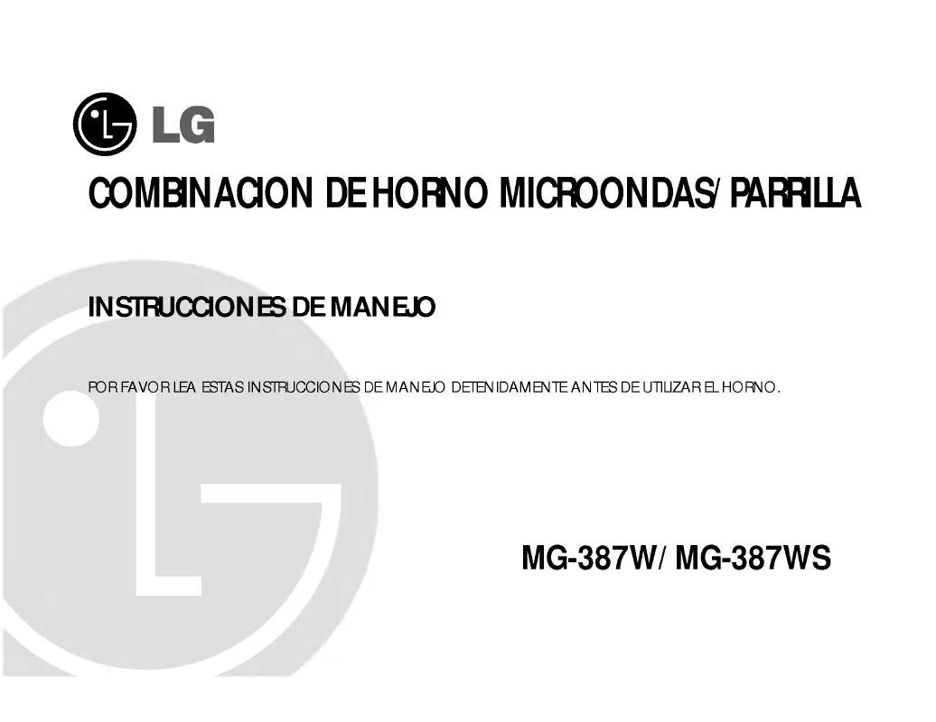 Mode d'emploi LG MG-387W