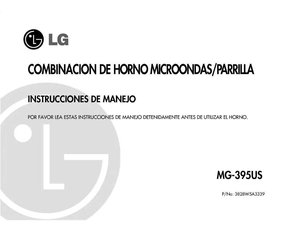 Mode d'emploi LG MG-395US