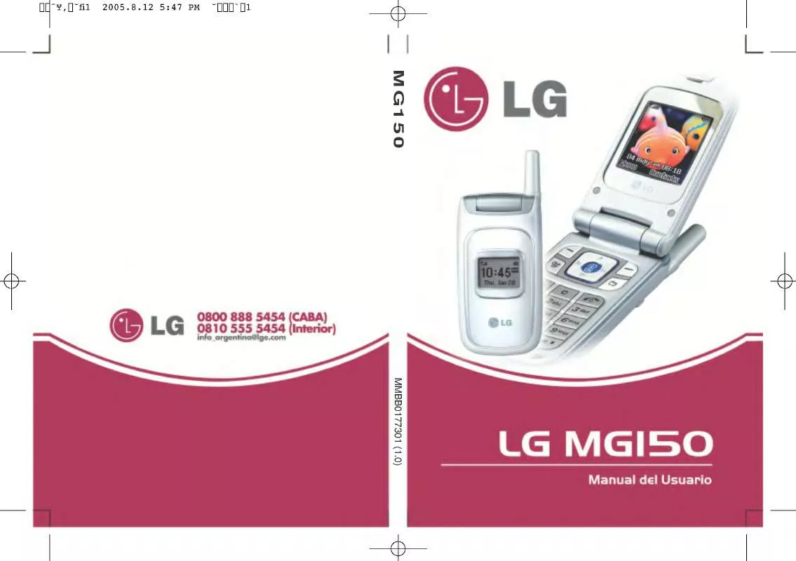 Mode d'emploi LG MG150