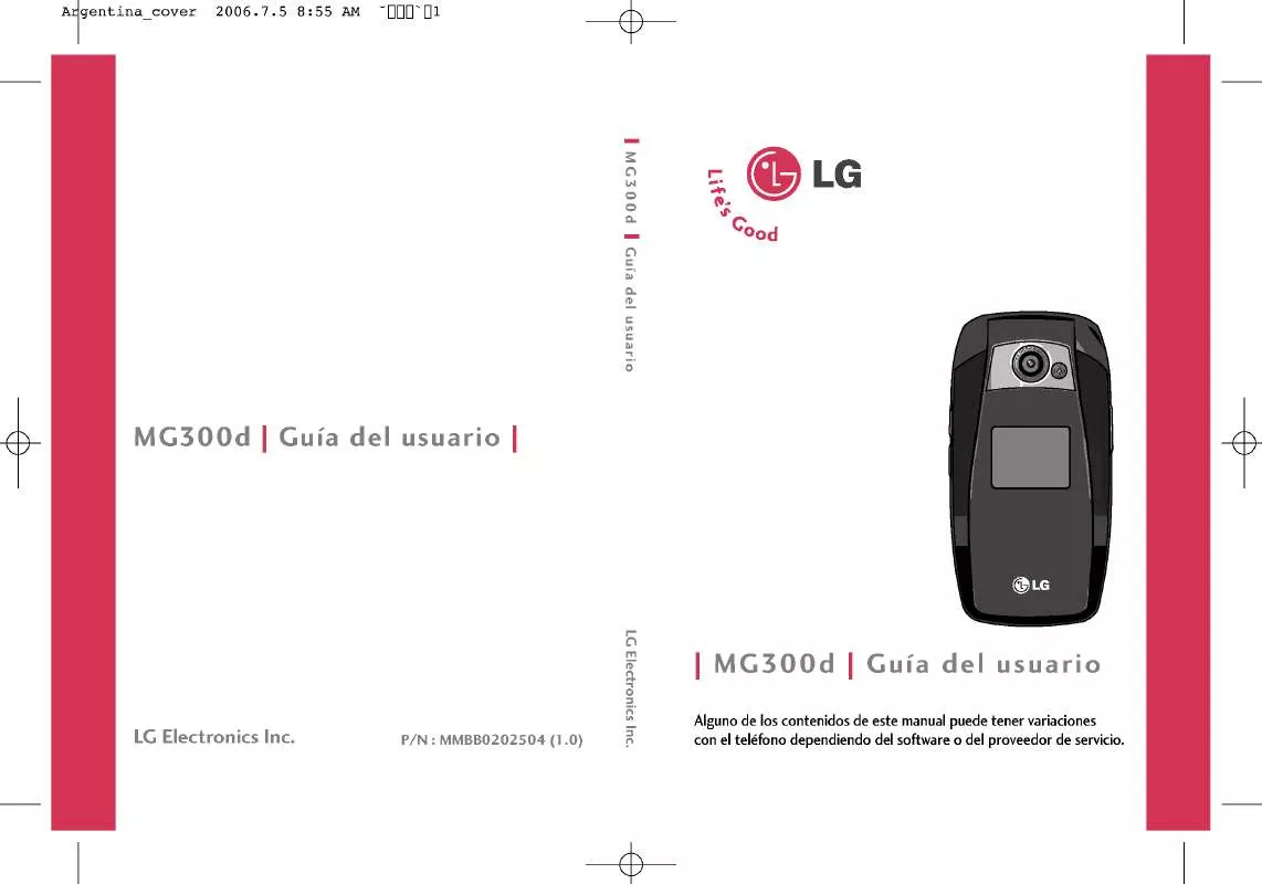 Mode d'emploi LG MG300D