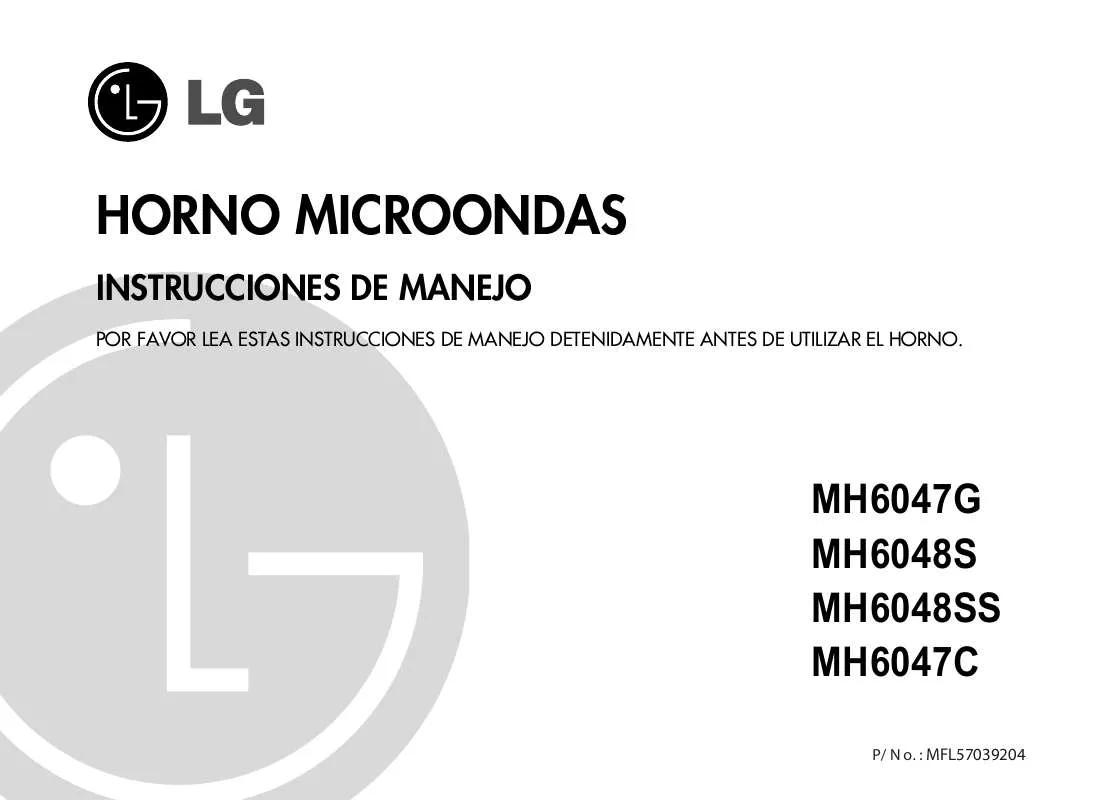 Mode d'emploi LG MH-6048-S