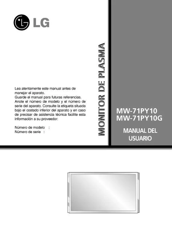 Mode d'emploi LG MW-71PY10G