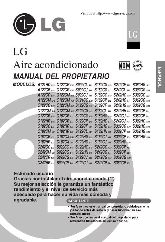 Mode d'emploi LG S182HH.S51