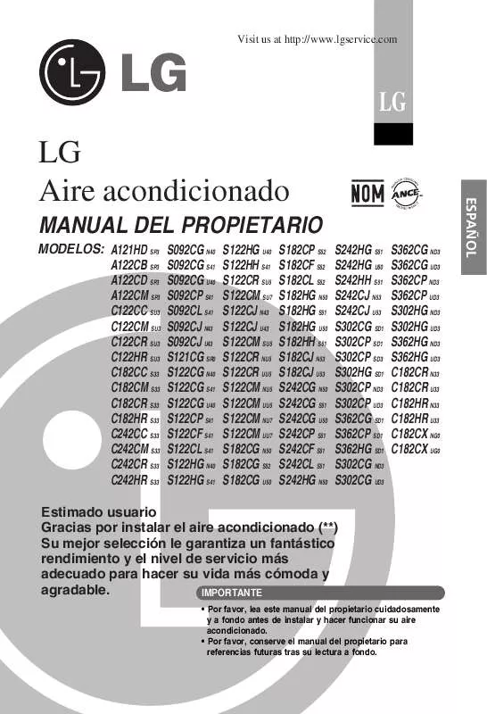 Mode d'emploi LG S362CP