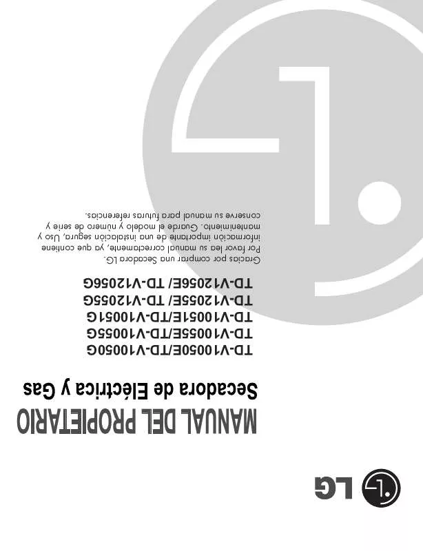 Mode d'emploi LG TD-V12056G