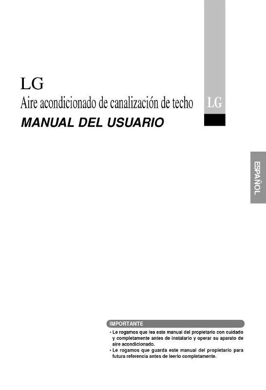Mode d'emploi LG UB18AC