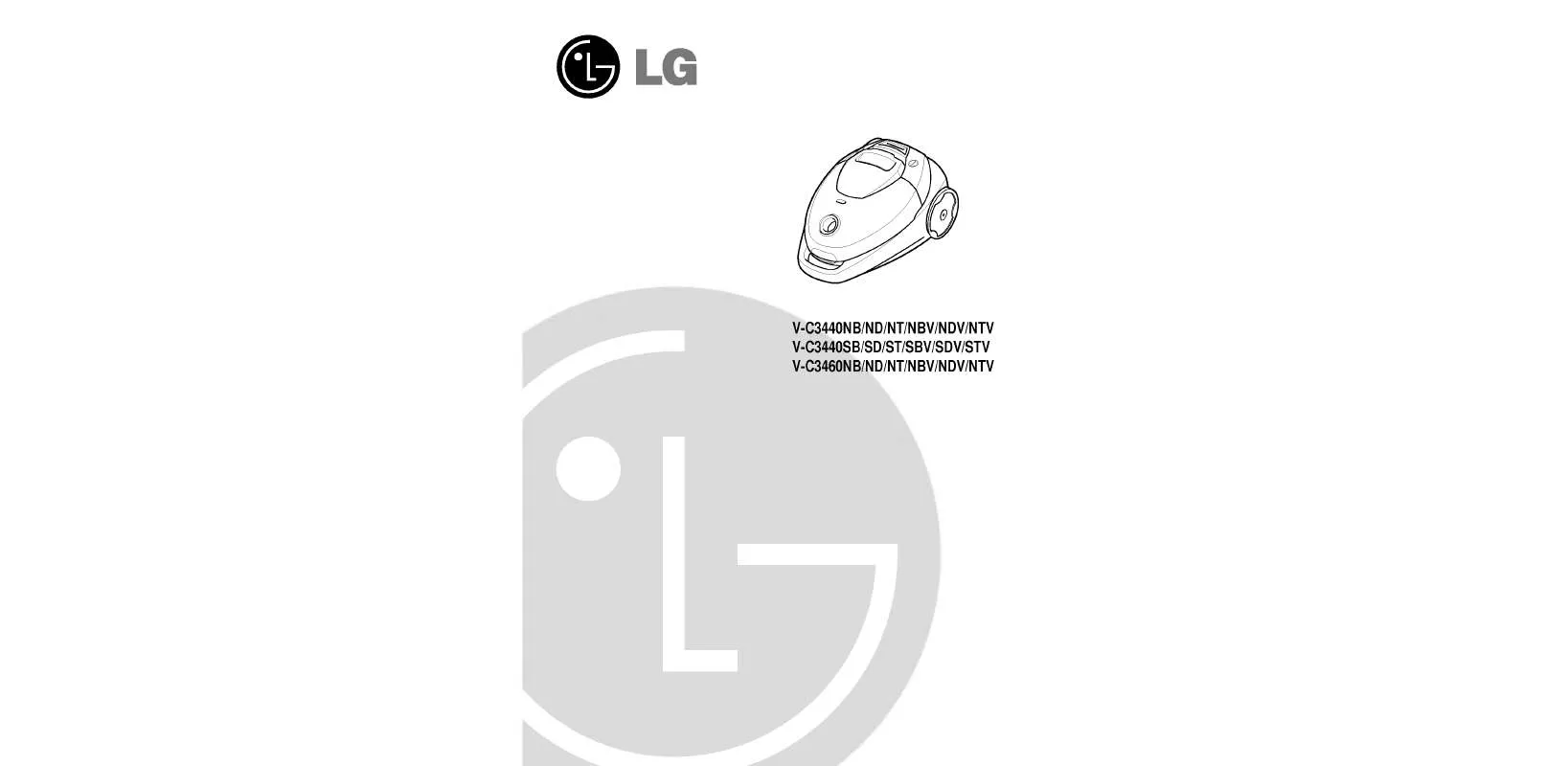 Mode d'emploi LG V-C3440ND