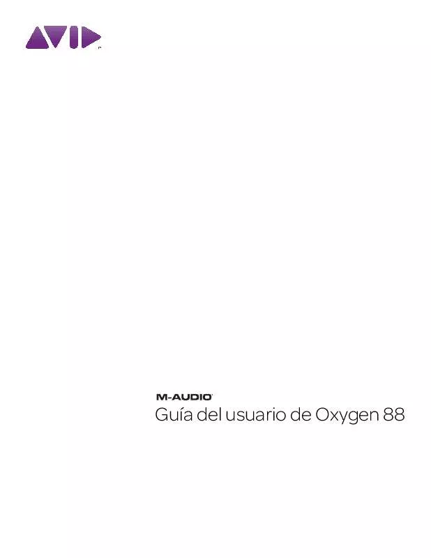 Mode d'emploi M-AUDIO OXYGEN 88