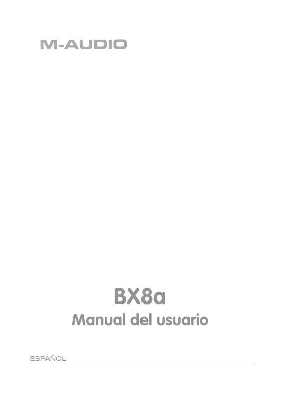 Mode d'emploi M-AUDIO STUDIOPHILE BX8A