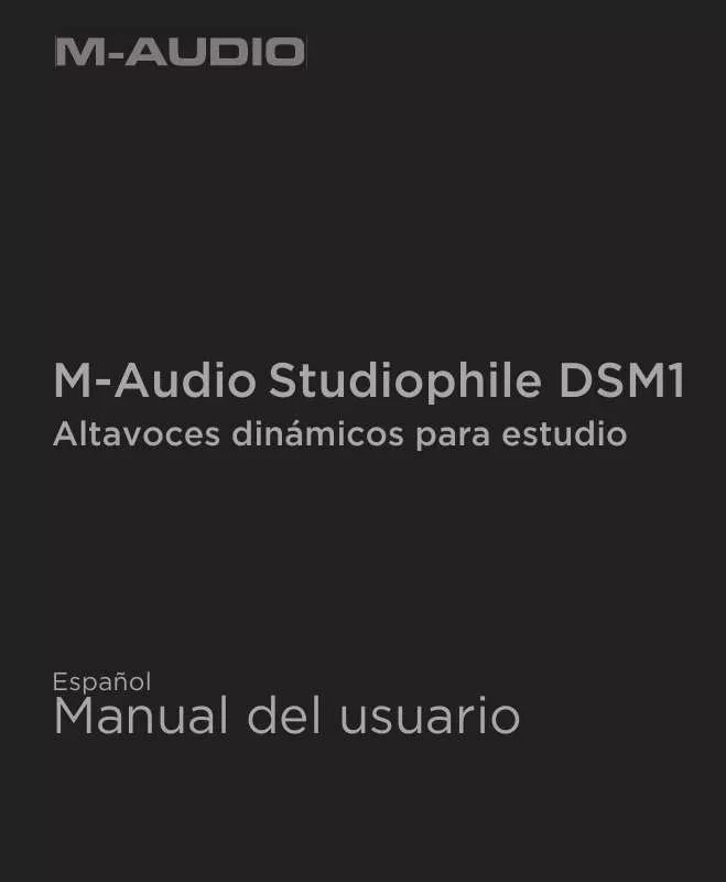 Mode d'emploi M-AUDIO STUDIOPHILE DSM1