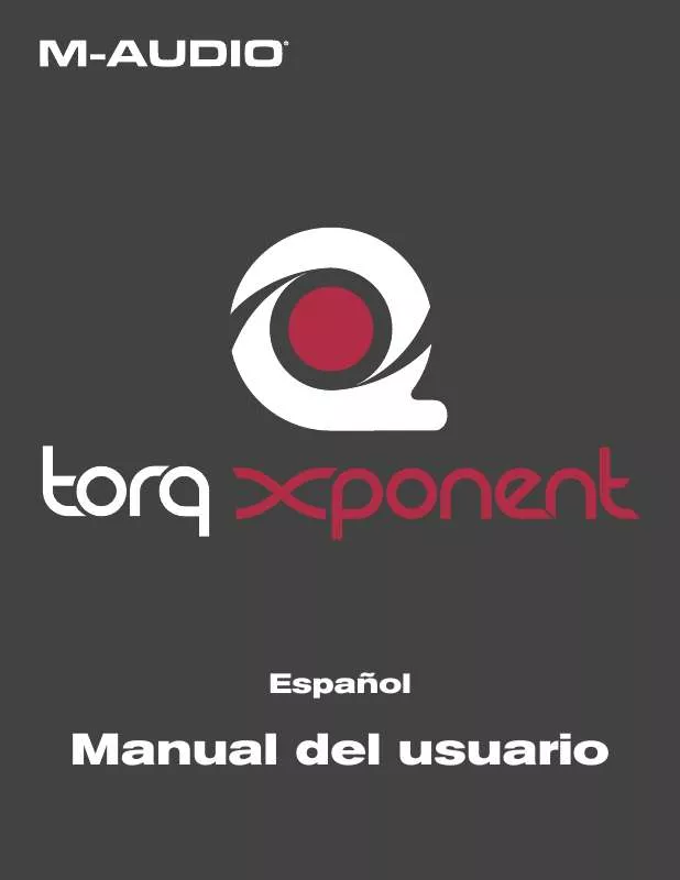 Mode d'emploi M-AUDIO TORQ XPONENT