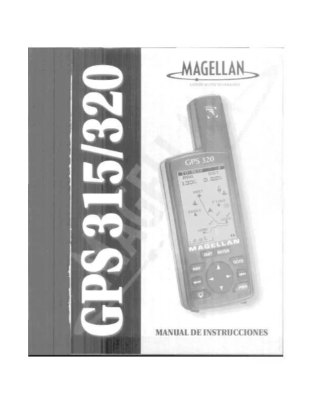 Mode d'emploi MAGELLAN GPS 310