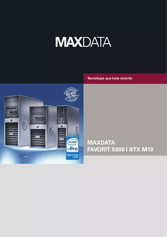 Mode d'emploi MAXDATA FAVORIT 5000 I BTX M10