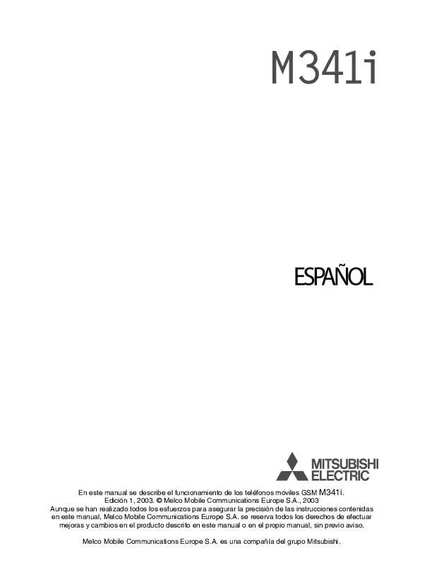 Mode d'emploi MITSUBISHI TELECOM M341I